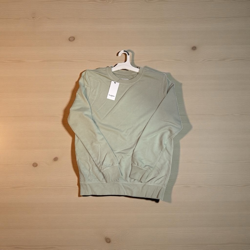 Men's Sage Green cre neck sweatshirt